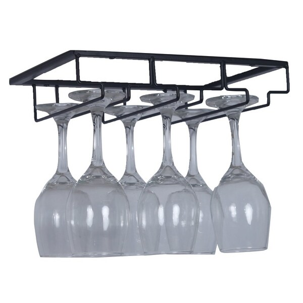 Copper Free Steel Short Carlisle Under Rubbed Large Commercial Stainless Glass Stemware Bronze In Red Wine Cabinet 1pc 6 8 Wine Glass Rack Stemware Hanging Under Cabinet Holder Bar Screws
